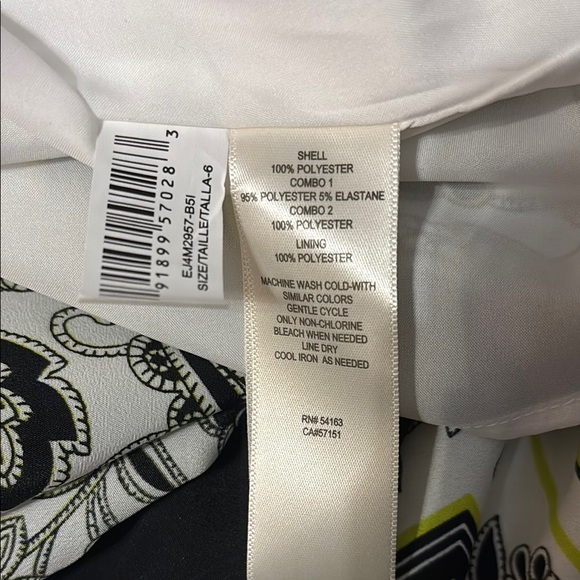 Eliza J Black and Green Maxi Dress-NWOT - Picture 6 of 6